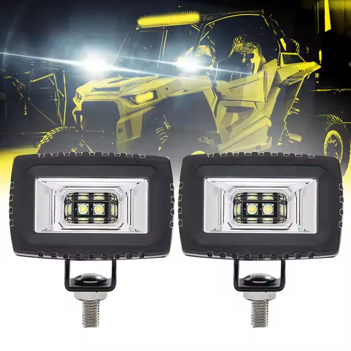 X-7SEVEN 3 Inch 20W Rectangle Flood Beam LED Work Light - DLX0018