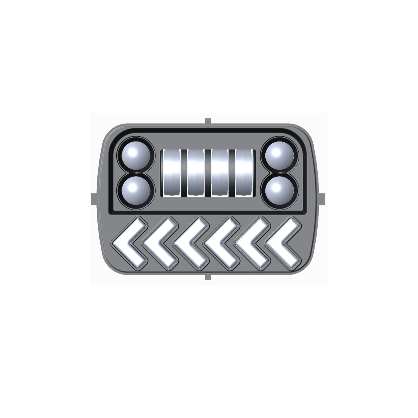 X-7SEVEN 5X7 Inch LED Headlight with DRL - X7STH33