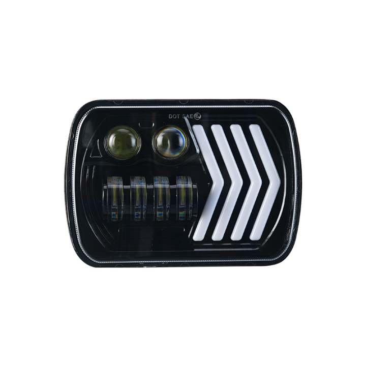 X-7SEVEN 5X7 Inch LED Headlight with DRL - X7STH69