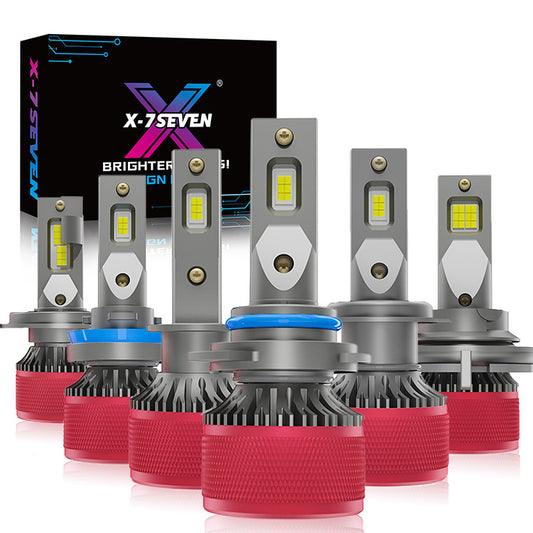 X-7SEVEN High Quality X-Aurora Pro Series 110W 26000LM H1 H3 H7 H11 880 9005 9006 Super Bight LED Car Headlight For KIA Hyundai