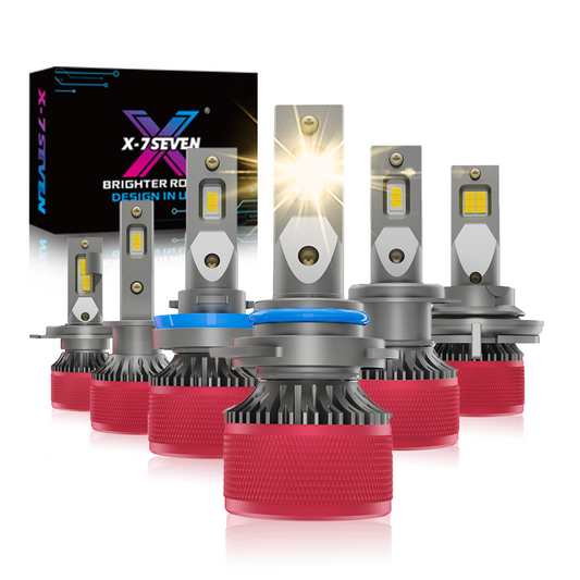 Faros delanteros LED X-7SEVEN de alta calidad, serie X-Aurora Pro, 110 W, 26000 lm, H1, H3, H7, H11, 880, 9005 y 9006, superbrillantes, para KIA y Hyundai.