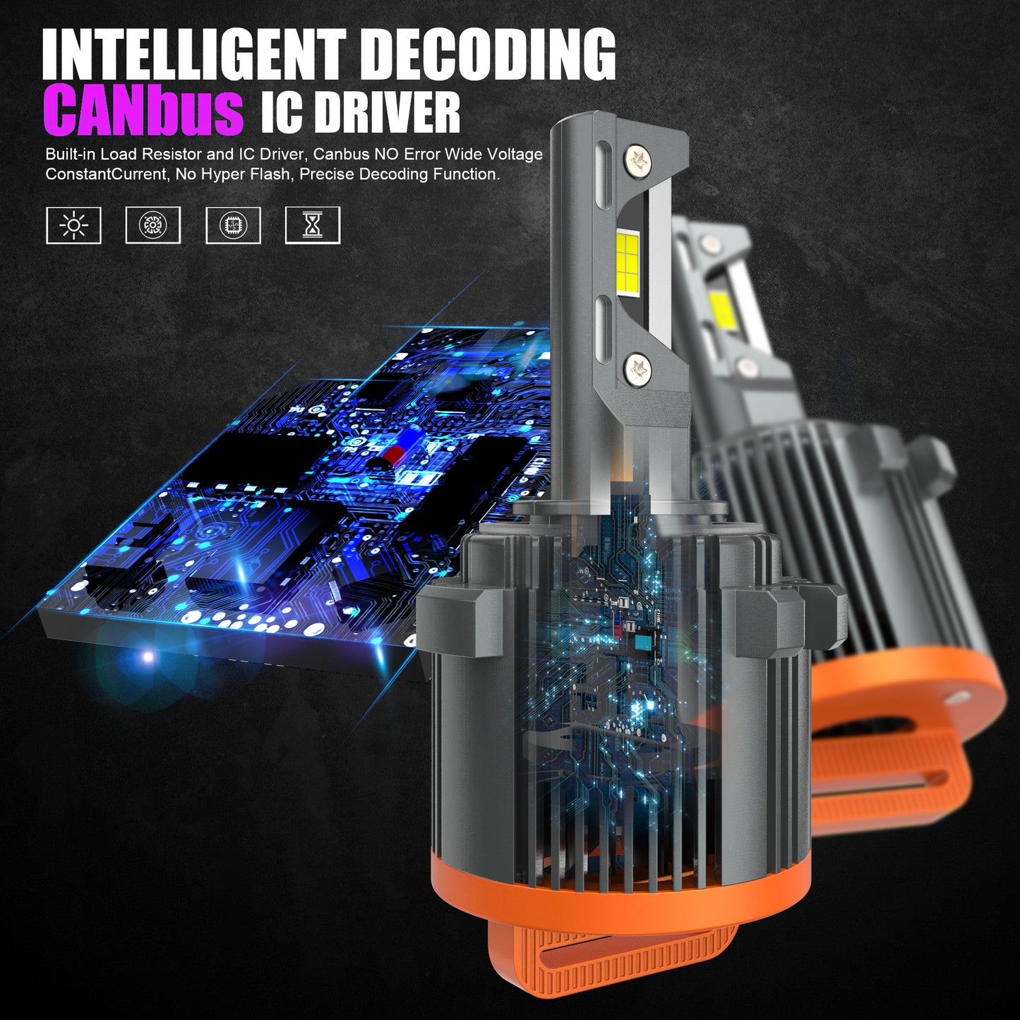 X-7SEVEN New Arrival X-BoostMax Gt7 Series 120W 12000LM Easy Installation Gt7 LED Car Light With DRL For VW Golf6 Mercedes Bens