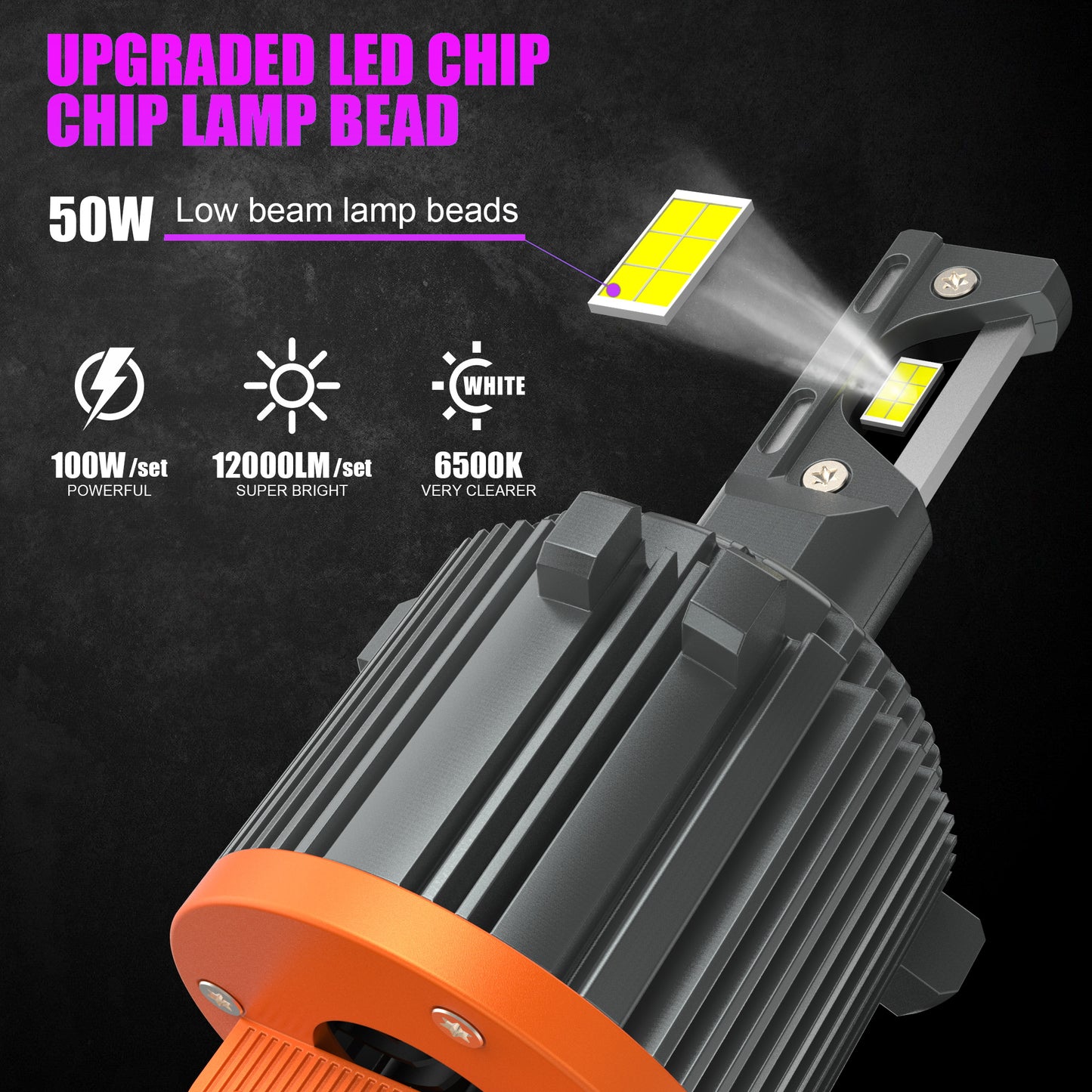 X-7SEVEN New Arrival X-BoostMax Gt7 Series 120W 12000LM Easy Installation Gt7 LED Car Light With DRL For VW Golf6 Mercedes Bens