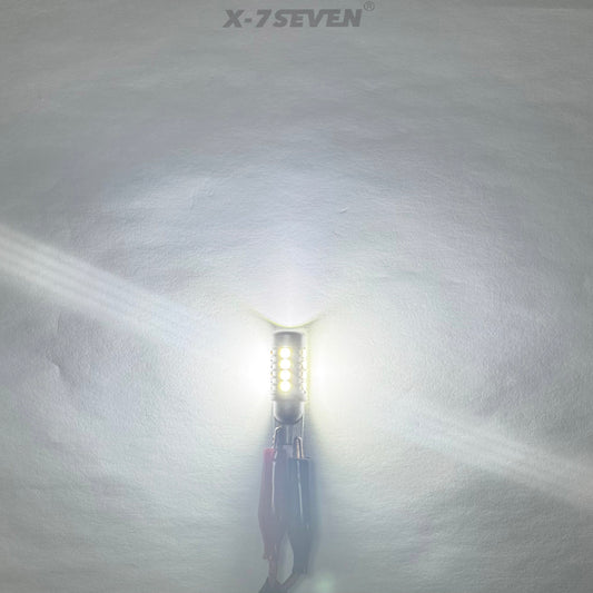 X-7SEVEN Super Bright X-10C Series T10 5W 600LM 194 168 LED License Plate Light Error Free Anti-Glare Universal Fit