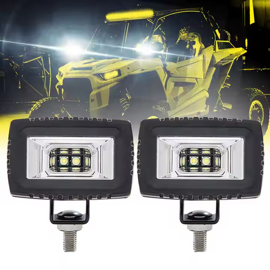X-7SEVEN 3 Inch 20W Rectangle Flood Beam LED Work Light - DLX0018
