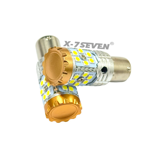 X-7SEVEN High Quality X-Crown Series 65W 7000LM 3157 7443 LED Turn Signal Lights Canbus Error Free Direct Fit For Honda Toyota