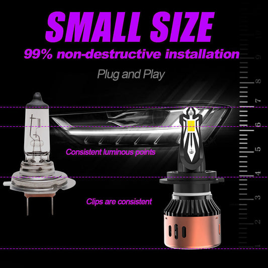 X-7SEVEN OEM Hot Deal X-Lumos Series 85W 15000LM H7 H4 Led Car Headlights Super Bright Car Halogen Headlight H7 LED Car Light