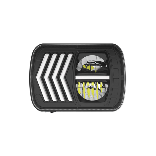 X-7SEVEN 5X7 Inch LED Headlight with DRL - X7STH21