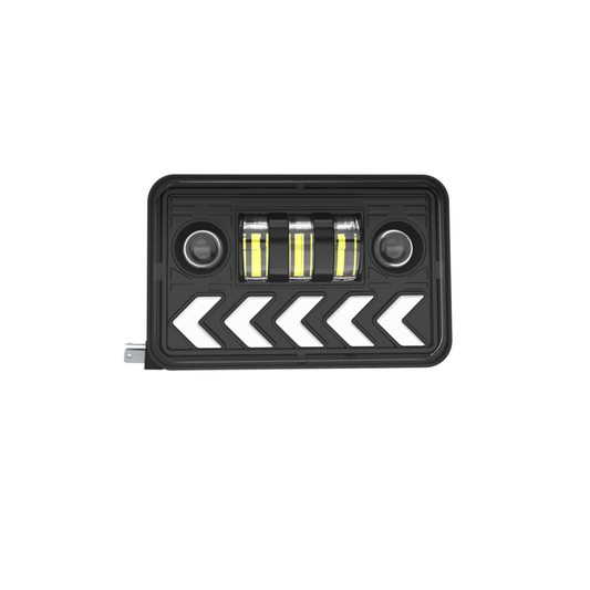 X-7SEVEN 4X6 Inch LED Headlight with DRL - X7STH34