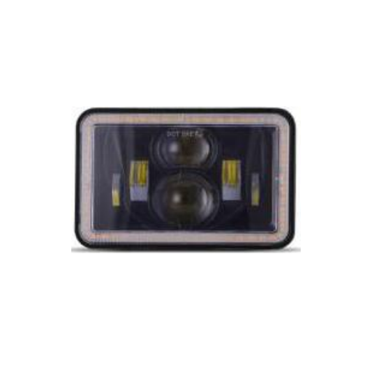 X-7SEVEN 4X6 Inch LED Headlight with DRL - X7STH46