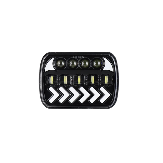 X-7SEVEN 5X7 Inch LED Headlight with DRL - X7STH62