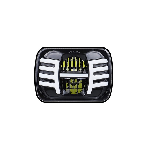 X-7SEVEN 5X7 Inch LED Headlight with DRL - X7STH64