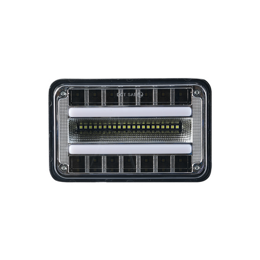 X-7SEVEN 4X6 Inch LED Headlight with DRL - X7STH71