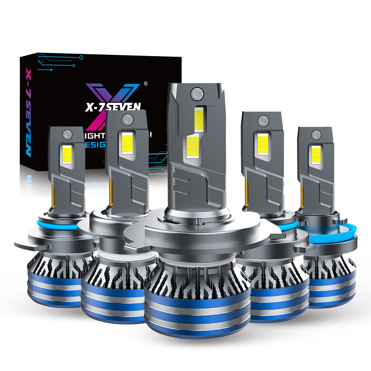 X-7SEVEN Hot Selling X-Yuniverse Series 150W 28000LM Car Light Bulb H11 Canbus Kit Faros 12V 9005 9006 Auto H4 Led Headlight